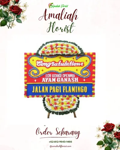 Bunga Papan Congratulation di Darat